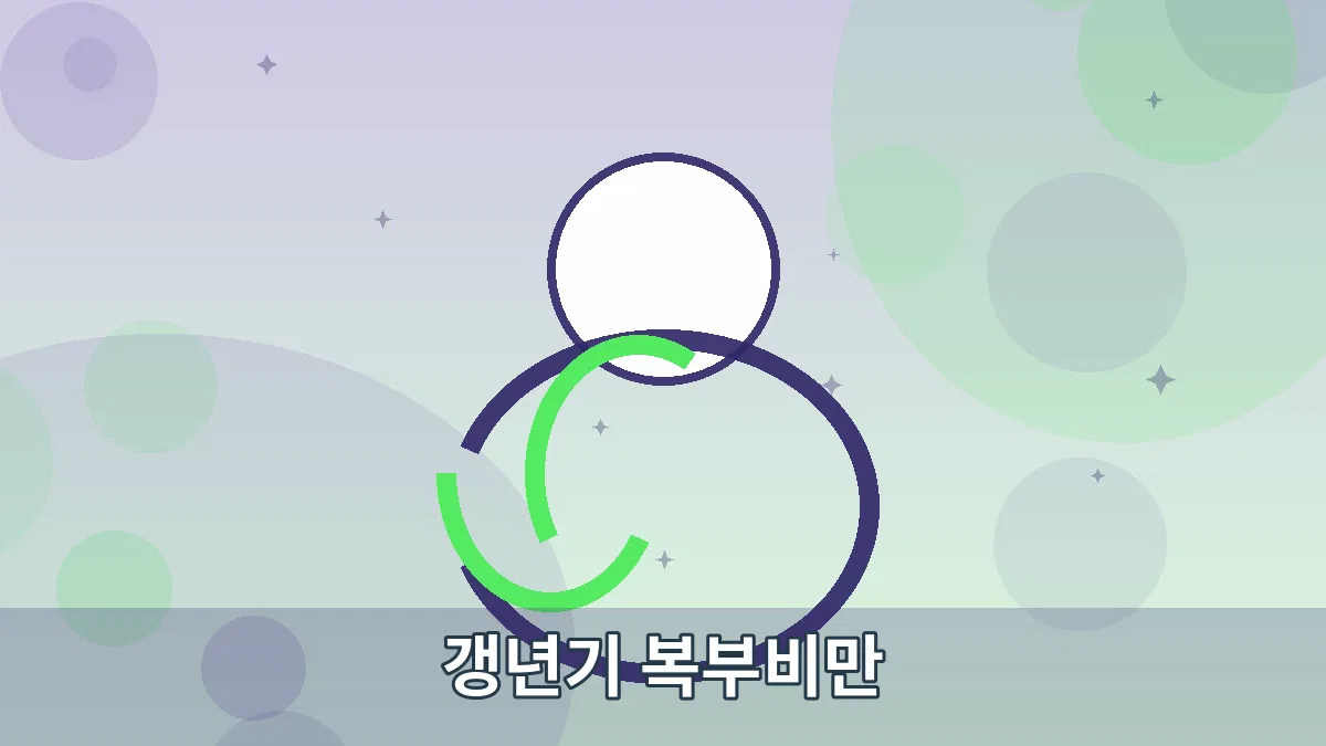 갱년기 복부비만 안내 이미지 4